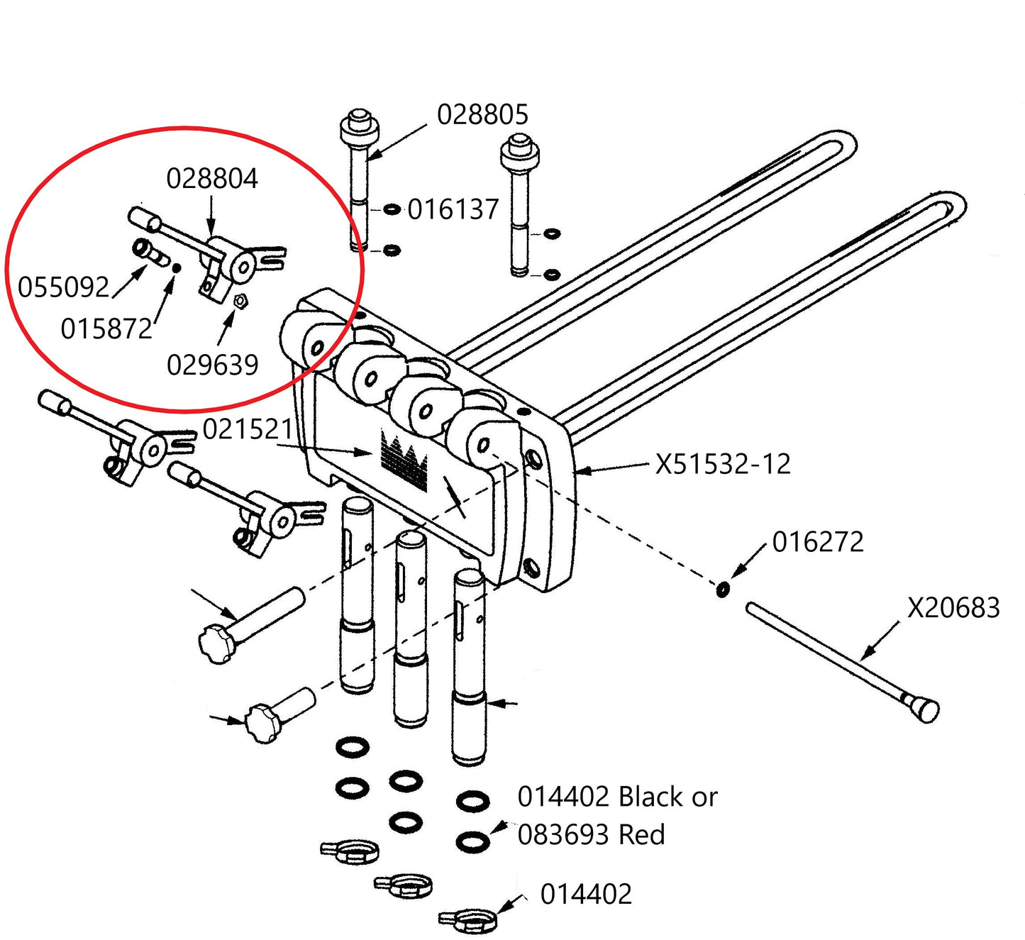 055092 Stainless Steel Adjustment Screw - Replaces Taylor part # 033662