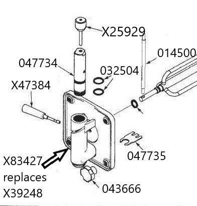 X83427SER3 / X39248 Freezer Door for Taylor Slush Machines | Exact Fit Replacement