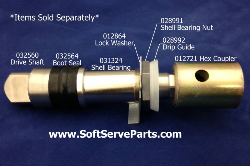 012721 Taylor Hex Coupler | Exact Fit Replacement by Soft Serve Parts