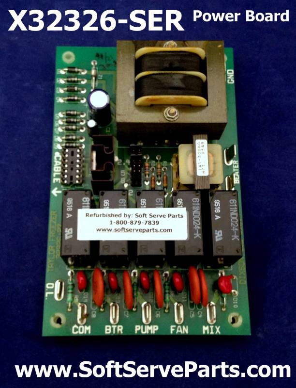 X32326 | X69574 Refurbished Taylor Power Board. *Requires Refundable Core Charge