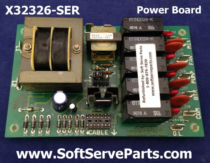 X32326 | X69574 Refurbished Taylor Power Board. *Requires Refundable Core Charge