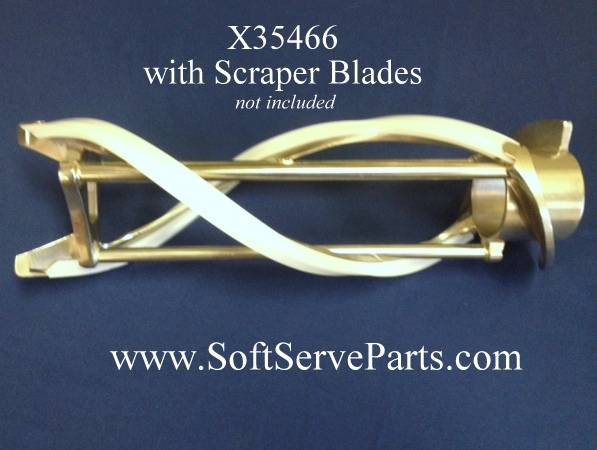 X35466 Beater, Original style non reinforced, For use with 13 1/4" scraper blade.