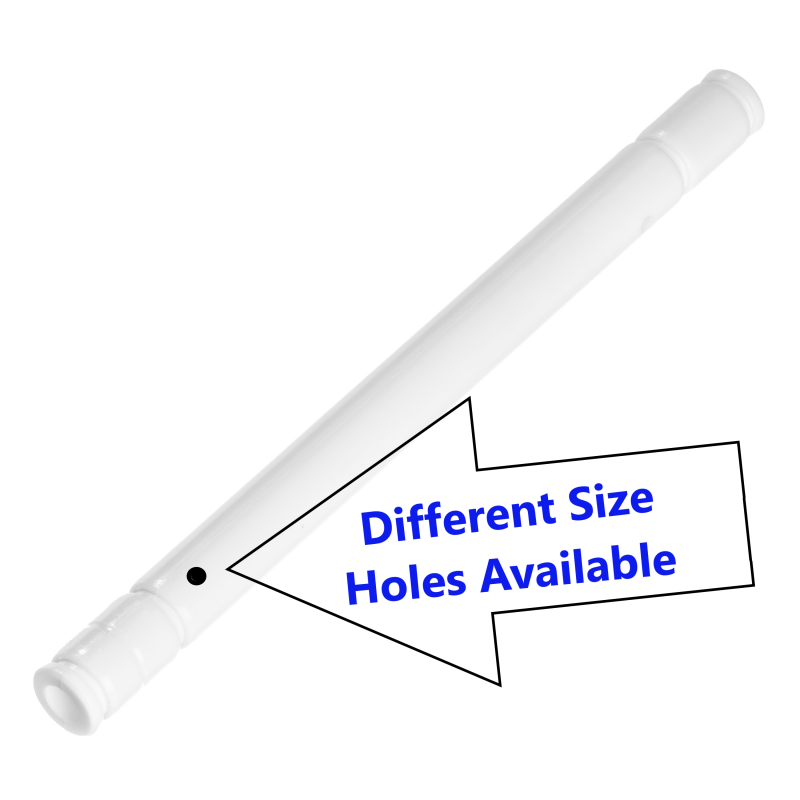 036326-3 Plastic Feed Tube with 3/16"" hole - Replaces Taylor feed tube.