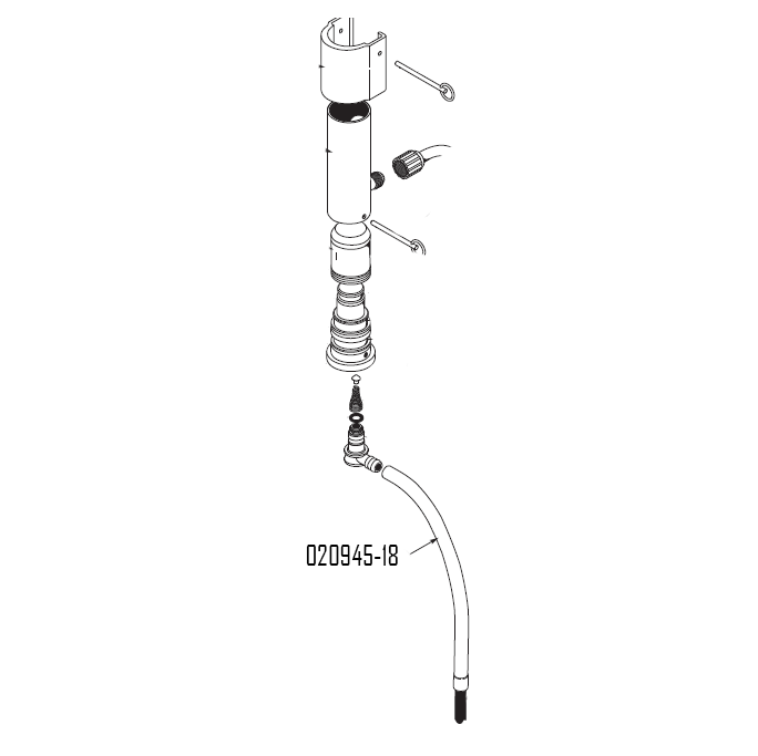 Taylor 020945-18 | Exact Fit Replacement | Suction Tube