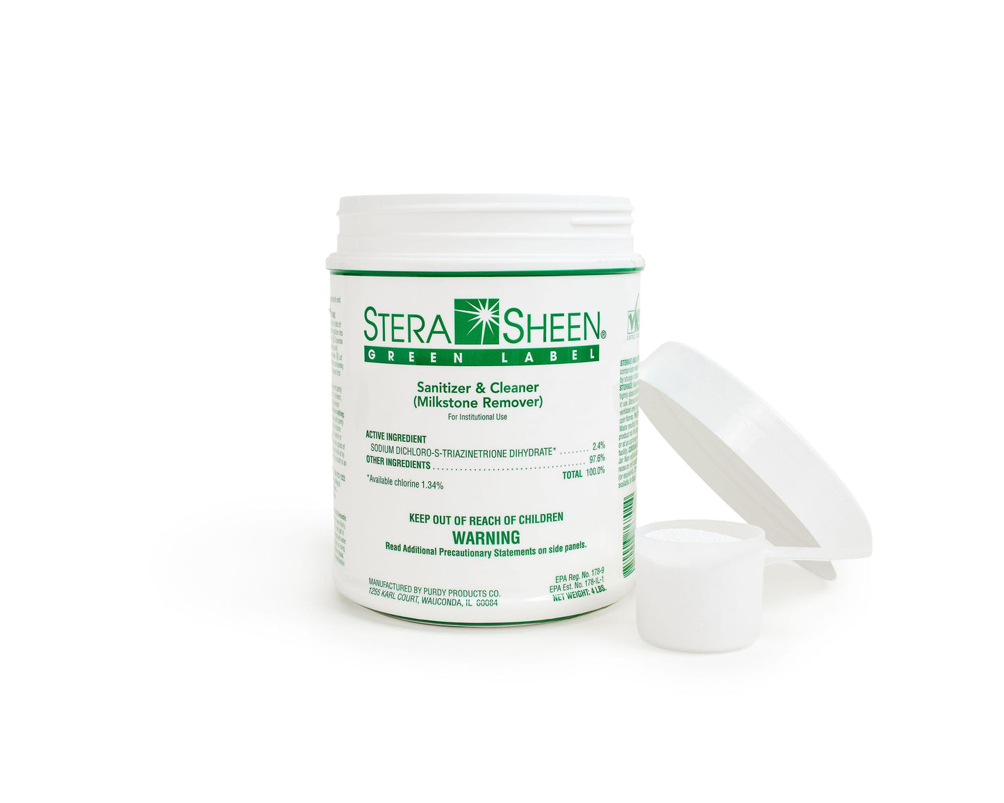 
                  
                    Stera-Sheen Cleaner & Sanitizer Case of (4) 4 lb Jars
                  
                
