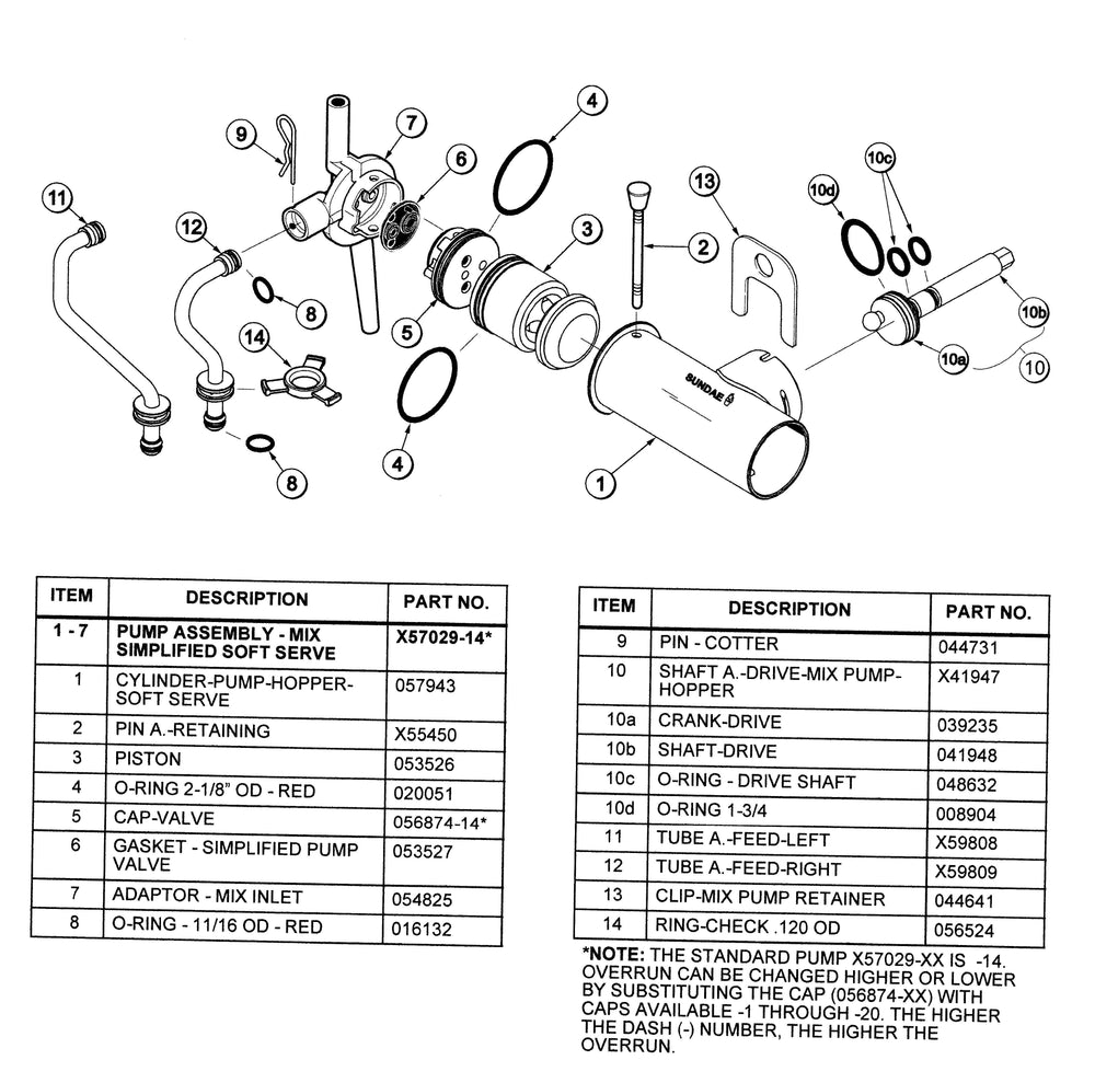 
                  
                    Taylor 057943 Pump Cylinder - Superior exact fit replacement
                  
                