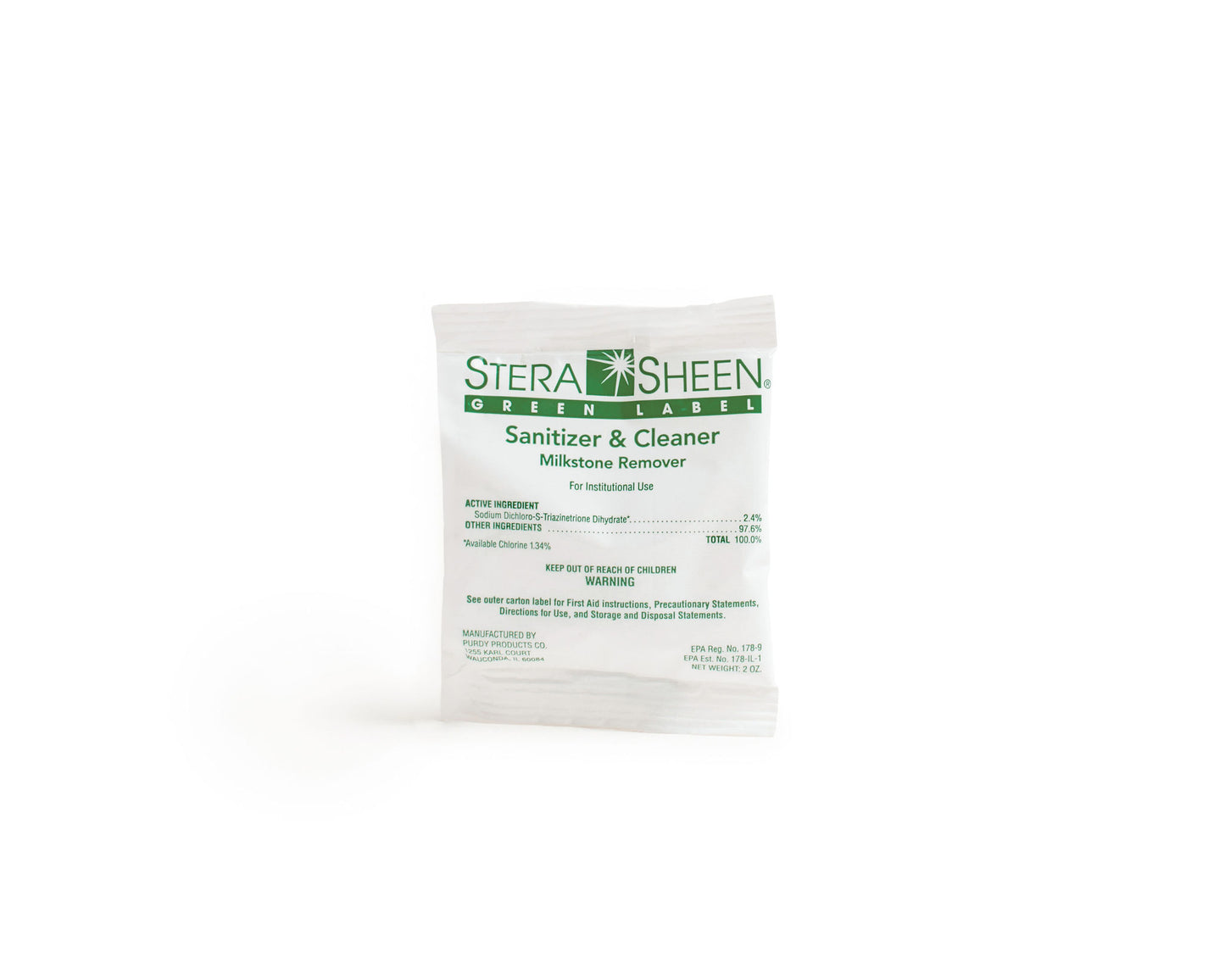 
                  
                    Stera Sheen Cleaner & Sanitizer case of 100 Packets
                  
                