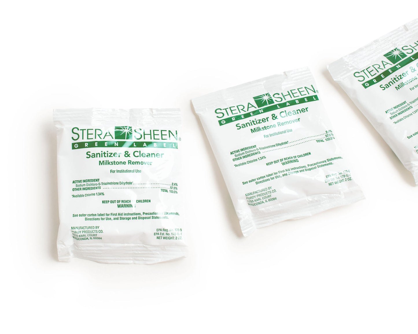 
                  
                    Stera Sheen Cleaner & Sanitizer case of 100 Packets
                  
                