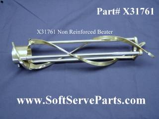 X31761 Beater, original style non-reinforced, For use with 17" Scraper-blades