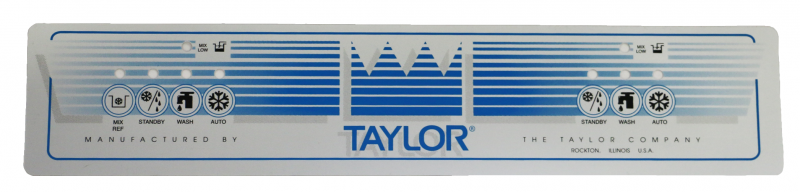055511 Upper Decal for Taylor Model 161